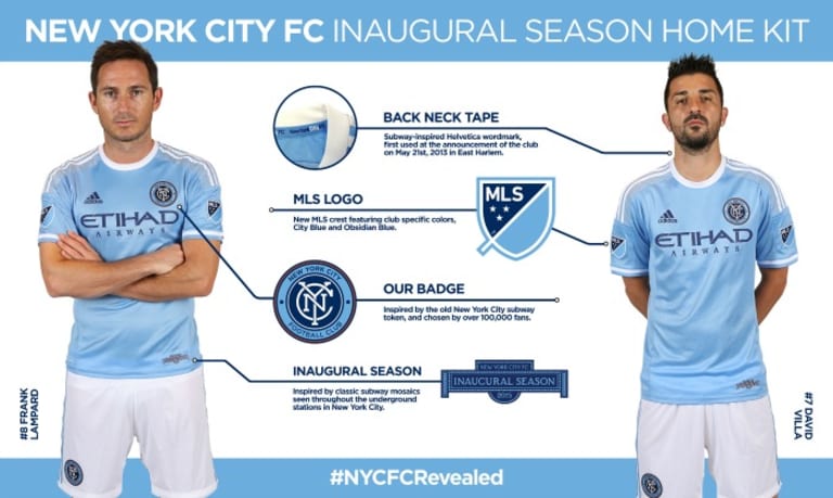 New York City FC Unveils First Home Jersey -