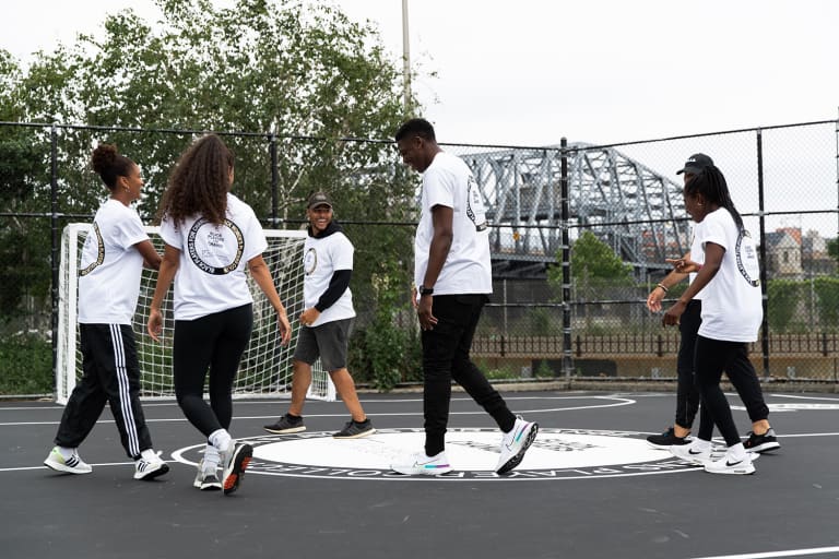 New Mini-Soccer Pitch Opens At Harlem's Colonel Charles Young Playground -