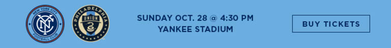 Join NYCFC for Fan Appreciation Day on 10/28 - NYCFC vs Philadelphia