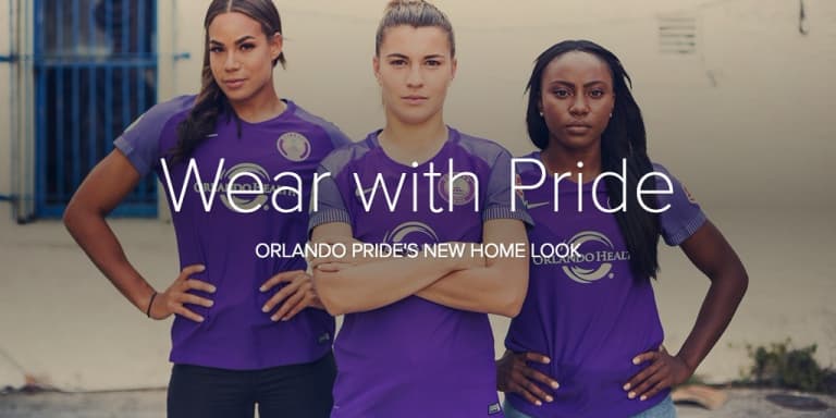 Orlando Pride Release 2017 Home Jersey - Wear with Pride