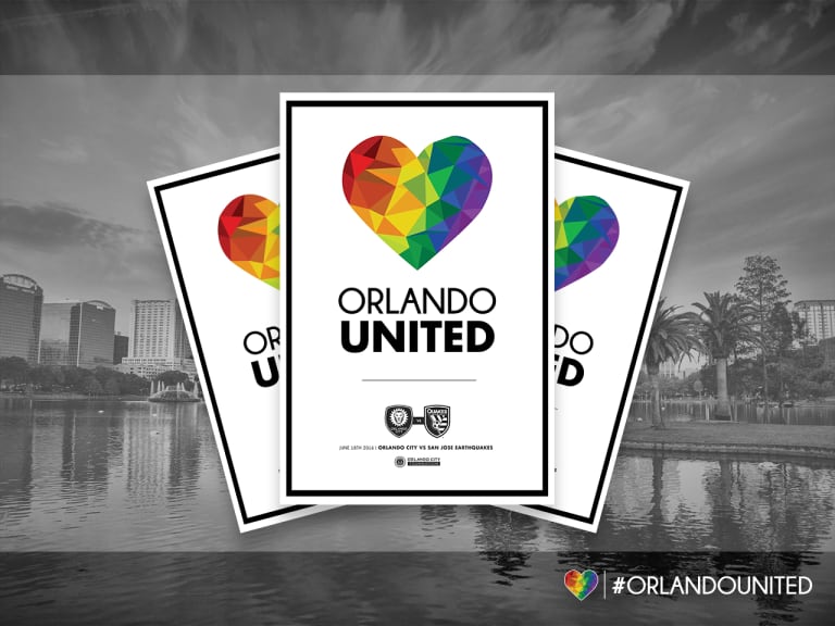 Orlando City Dedicates June 18 Match to #OrlandoUnited -