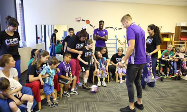 Orlando City Makes a Difference, Visits CECO -