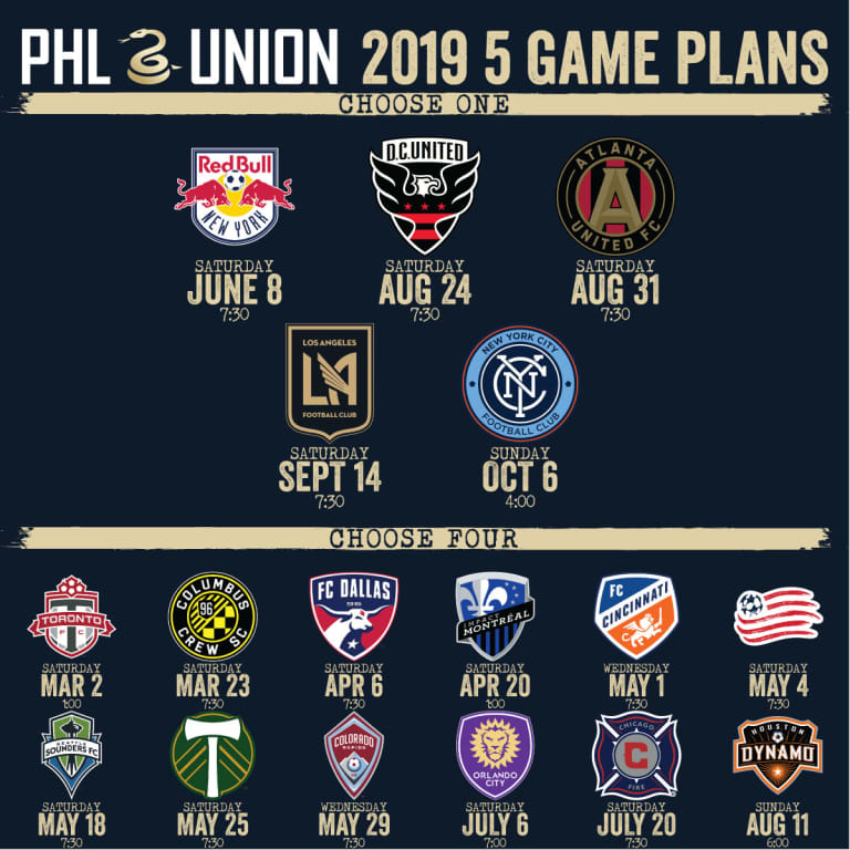 Union’s 5 and 9-game Packs on sale now - https://philadelphia-mp7static.mlsdigital.net/elfinderimages/2019/5-GAMES.jpg