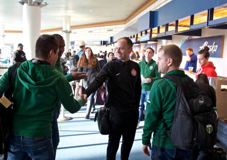 Worlds collide as Timbers, Thorns make joint trek to Chicago: "It’s a great thing to have the two teams together" -