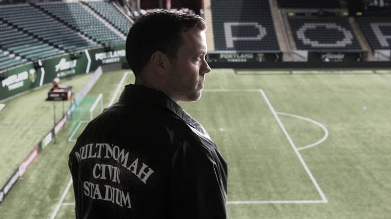 On stadium anniversary, special Crosscut Collection available at adidas Timbers Team Store -