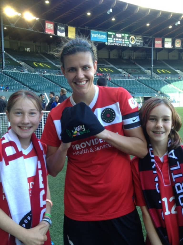 Stand Together Thorns FC auction opportunity spurs trip from Canada for Christine Sinclair fans -