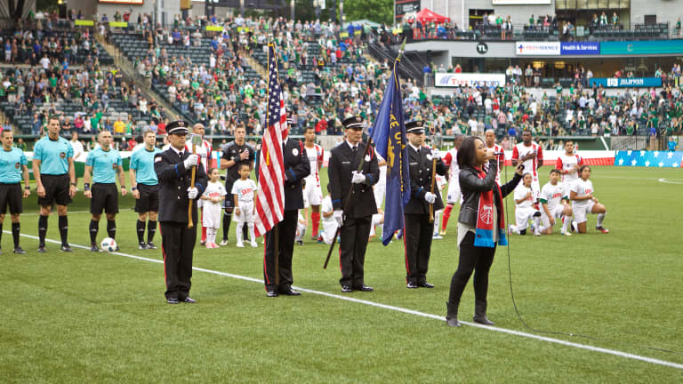 Sideline View | The magic of performing the national anthem at Providence Park: “It's such an amazing feeling” -