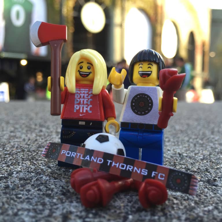 From the Stands: Leila Chieko combines love of LEGO with love of Thorns FC -
