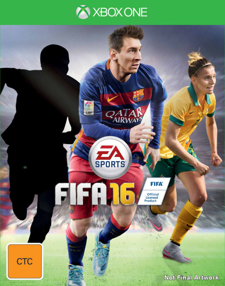Thorns FC's Steph Catley voted onto cover of FIFA 16's Australia edition -