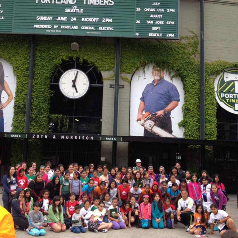 Somos Timbers: Timbers team up with Adelante Chicas to promote sport and fitness to Latina youth -