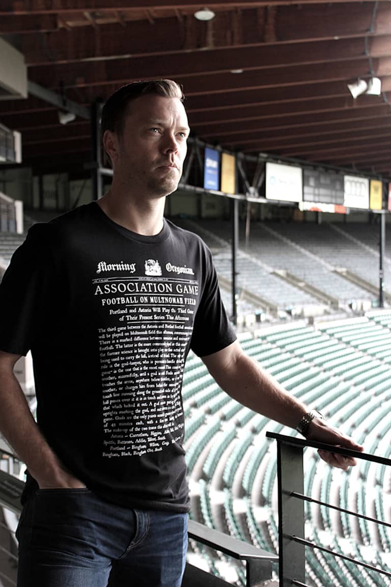 On stadium anniversary, special Crosscut Collection available at adidas Timbers Team Store -