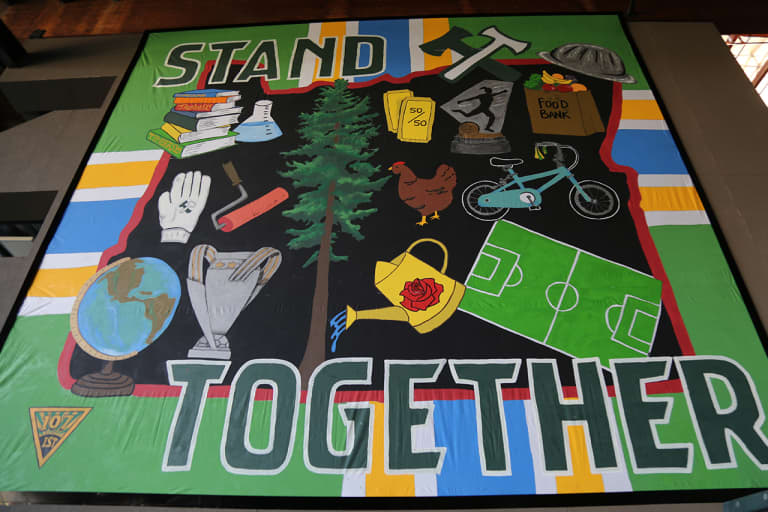Portland Timbers Stand Together, Timbers Army and Rose City Riveters collaborate on special North End mural -