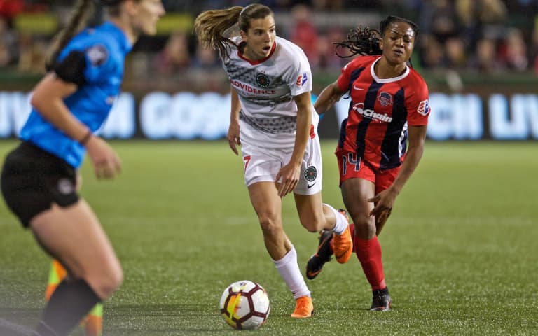 Why Thorns FC's Tobin Heath is putting 2017 in the rearview mirror - Photo by Craig Mitchelldyer