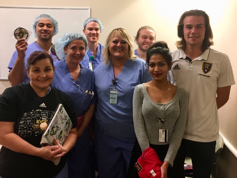 Sparrow visits UofU Surgical Processing Center -