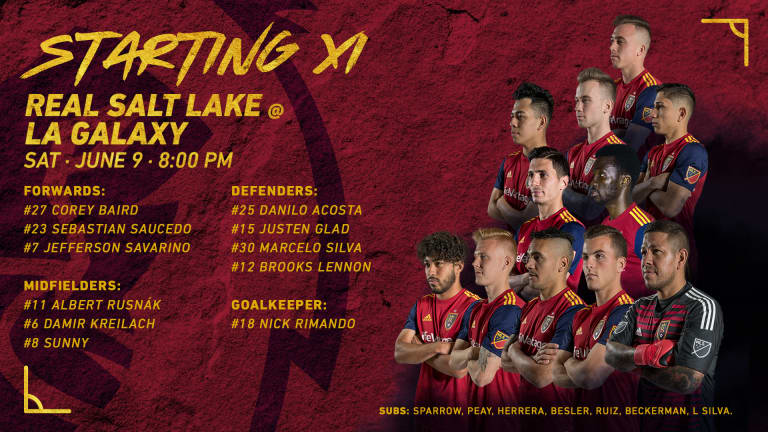 RSL Starting XI presented by Little Caesar's  -