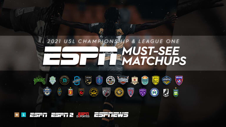 USL Unveils Most Expansive ESPN Television Schedule in League History -
