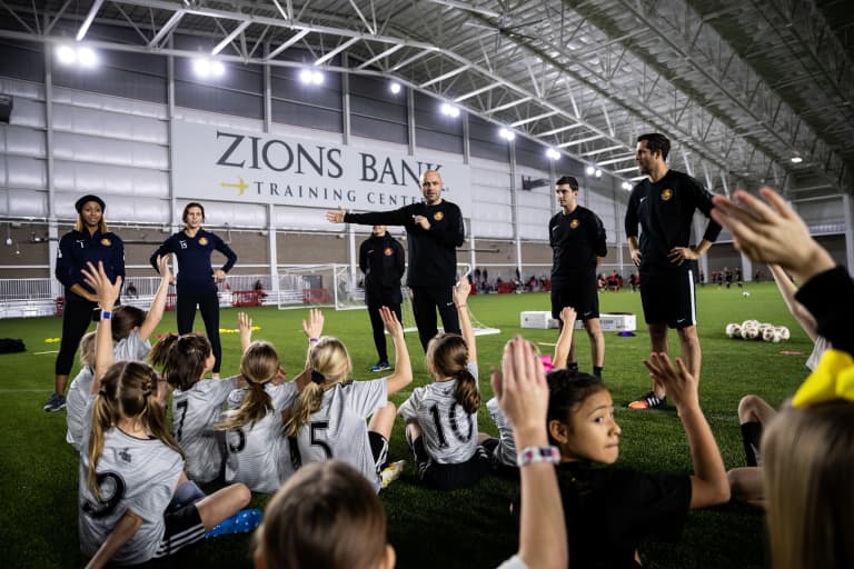 Utah Royals FC Hosts Youth Clinics for Local Soccer Clubs  -