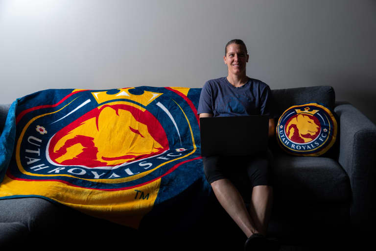 New Utah Royals FC blanket and pillow, coming in hot! -