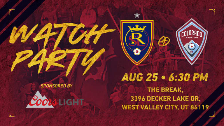 RSL Watch Party: August 25, 2018 -