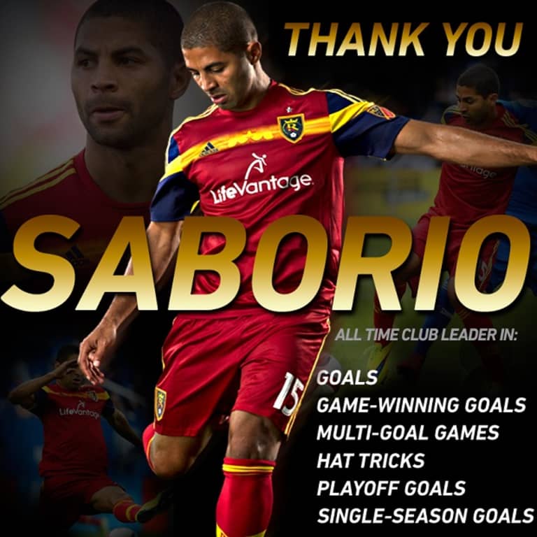 Highlights of Alvaro Saborio's six seasons with Real Salt Lake -