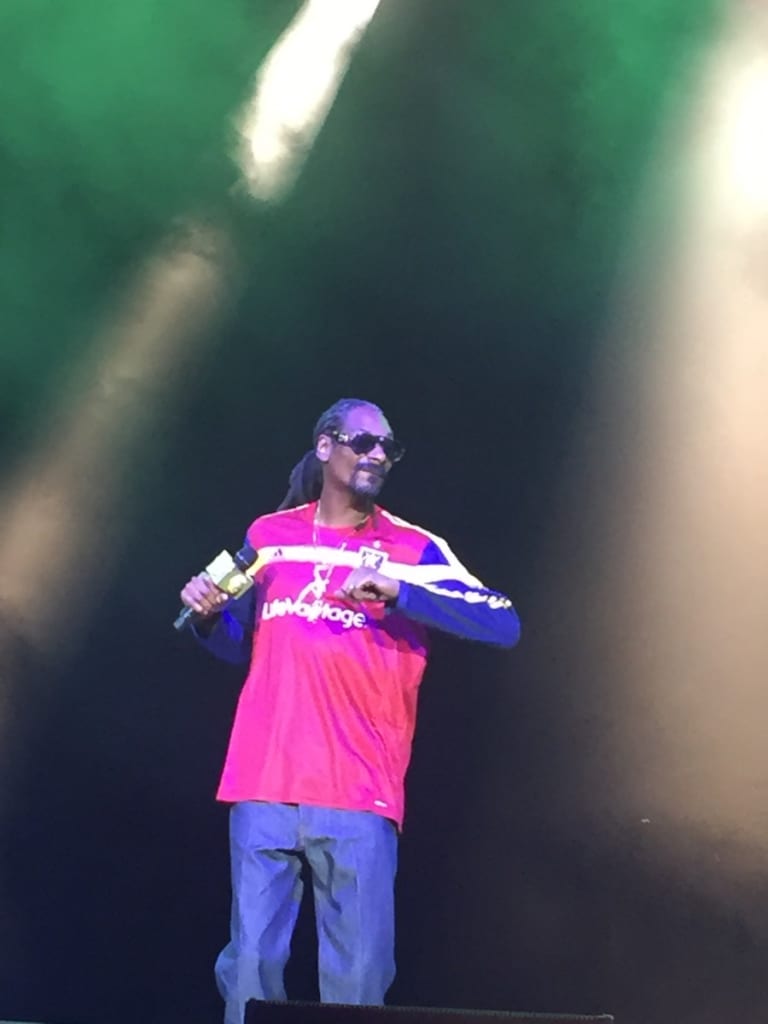 Snoop Dogg was rockin' RSL gear at his show at USANA on Saturday -