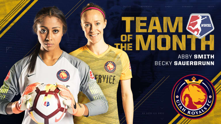 Smith & Sauerbrunn Named to NWSL "Team of the Month" -