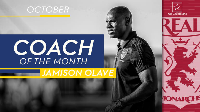 Olave Tabbed Coach of the Month After Leading Monarchs to Undefeated October -