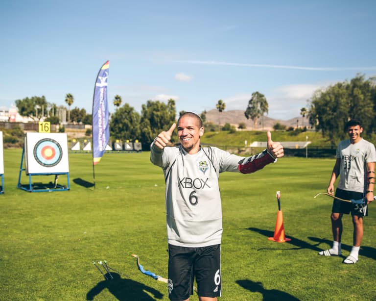 Training Report: Day 3 in Chula Vista includes light fitness drills... and archery! -