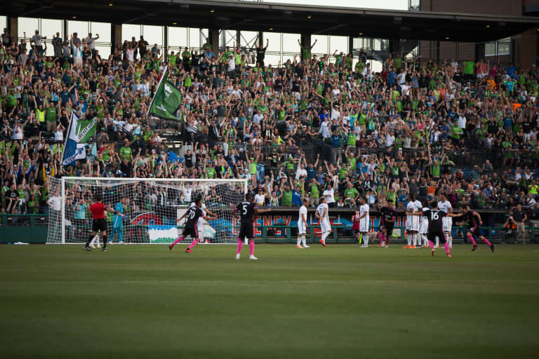Seattle Sounders players enjoy first experience at Cheney Stadium -