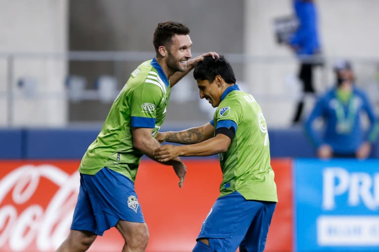 Seattle Sounders ‘hybrid forward’ Will Bruin thriving in new two-forward formation, showcasing different set of skills -