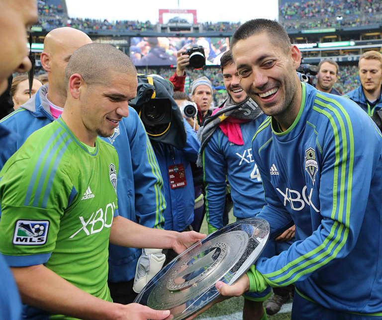 Seattle Sounders Head Coach Brian Schmeter, teammates pay respects, reflect on Clint Dempsey’s career -