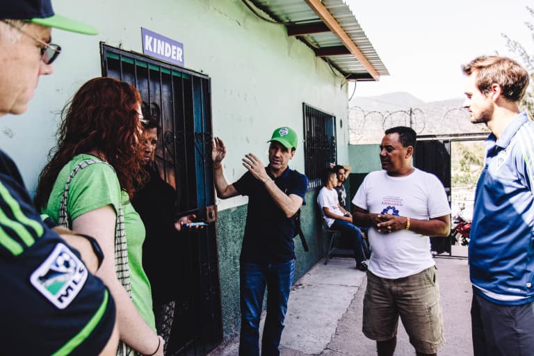 A discussion with Roger Levesque about the club's community service trip to Honduras ahead of C.D. Olimpia match in CCL -