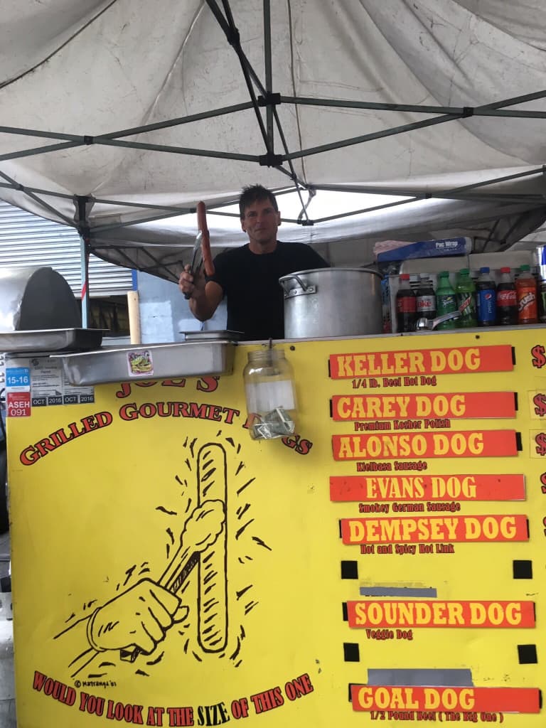 Sounders Family: Joe Bernstein, the owner of Joe's Grilled Gourmet Dogs, shares his story -