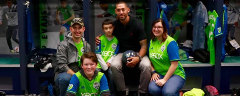 Wish Granted: Clint Dempsey makes Nathan Beatty's dream come true at CenturyLink Field -