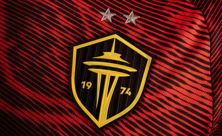 Our new crest in yellow with two stars on The Bruce Lee Kit.