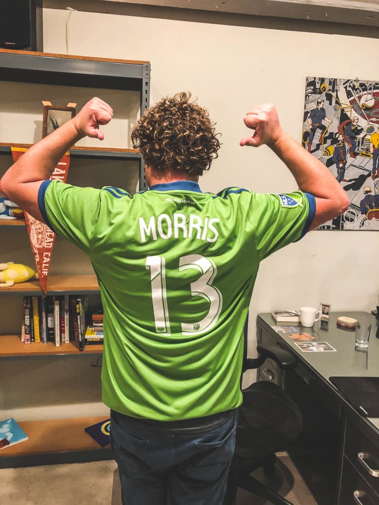 LA-based comedy writer Jordan Morris' unusual connection to the Seattle Sounders -