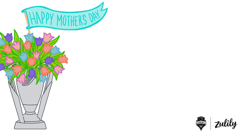Spruce up your video calls this weekend with Sounders-themed Mother's Day backgrounds for Zoom -
