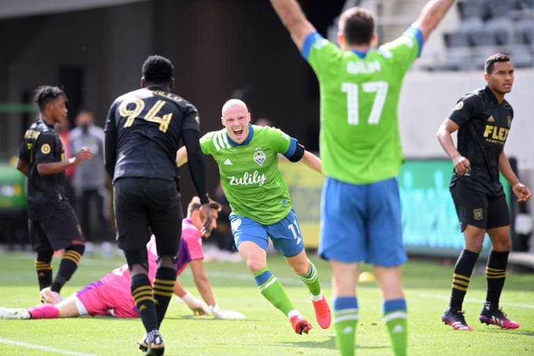Brad Smith equalizer against LAFC ‘by design’ as Seattle Sounders wingbacks make greater attacking push in new formation -