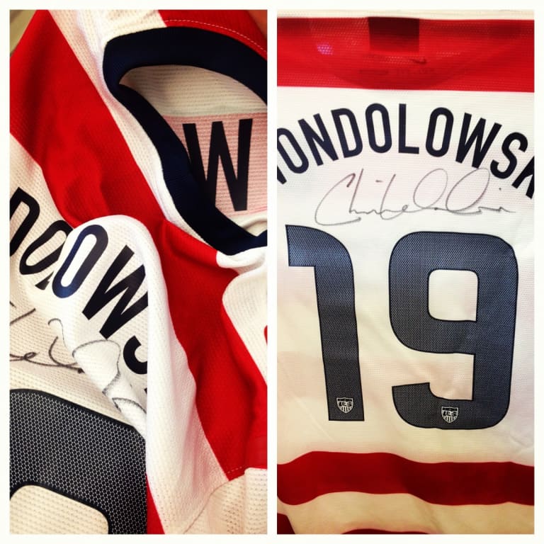 A special delivery from Gold Cup: Wondo's game-worn kit -