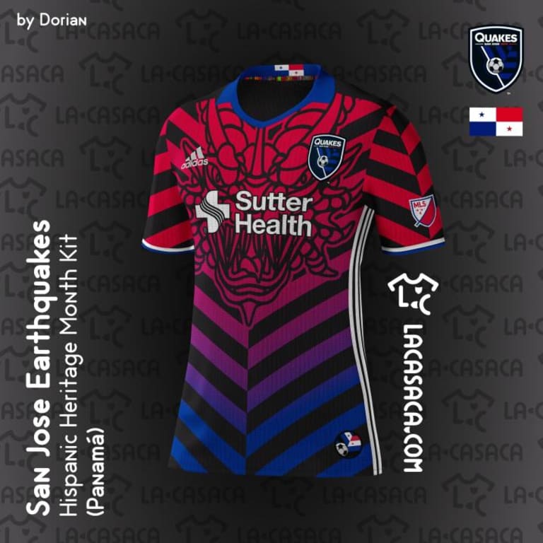 FEATURE: LaCasaca.com artists imagine themed Quakes kit for Hispanic Heritage Month -