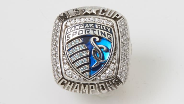 On This Day: Sporting presented with MLS Cup championship rings prior to home win over Columbus -