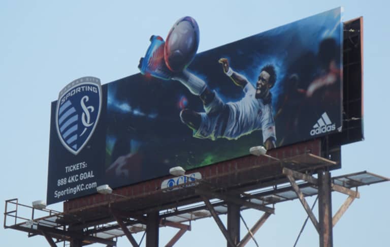 Kei Kamara billboard up on I-35 -