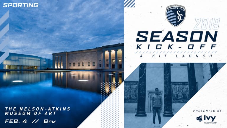 Sporting KC to host 2019 Season Kickoff and Kit Launch Party presented by Ivy Investments on Feb. 4 -