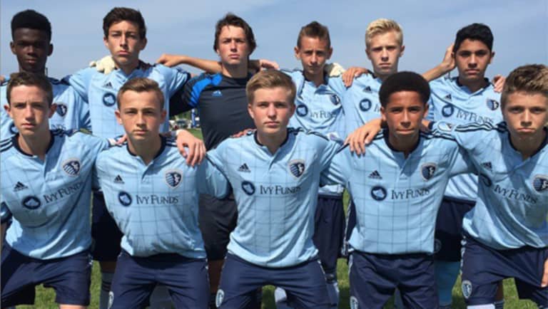 Sporting KC Academy U-15's claim US Youth Soccer Region II championship -
