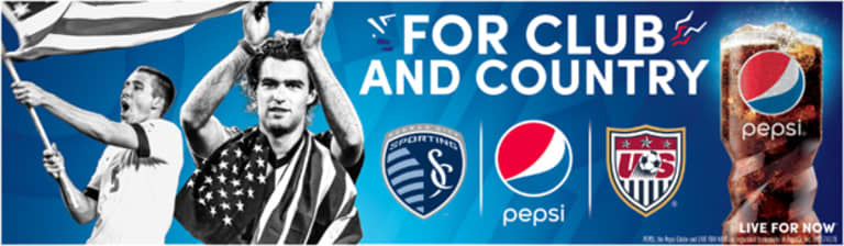New Pepsi billboards on display in KC featuring Matt Besler and Graham Zusi -