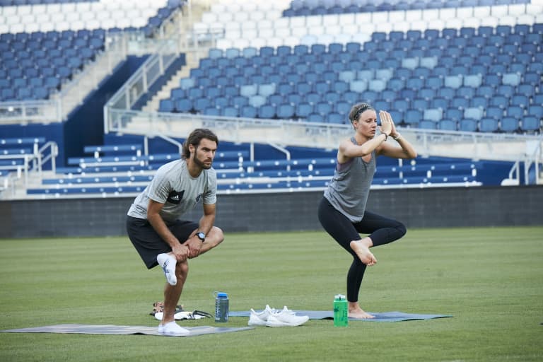 Yoga on the Pitch to take place May 31 at Children's Mercy Park -