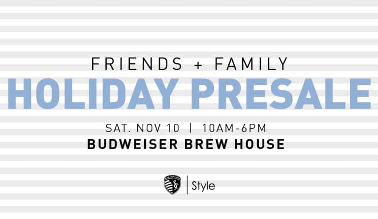 SportingStyle to host Friends + Family Holiday Presale on Saturday at Children's Mercy Park -