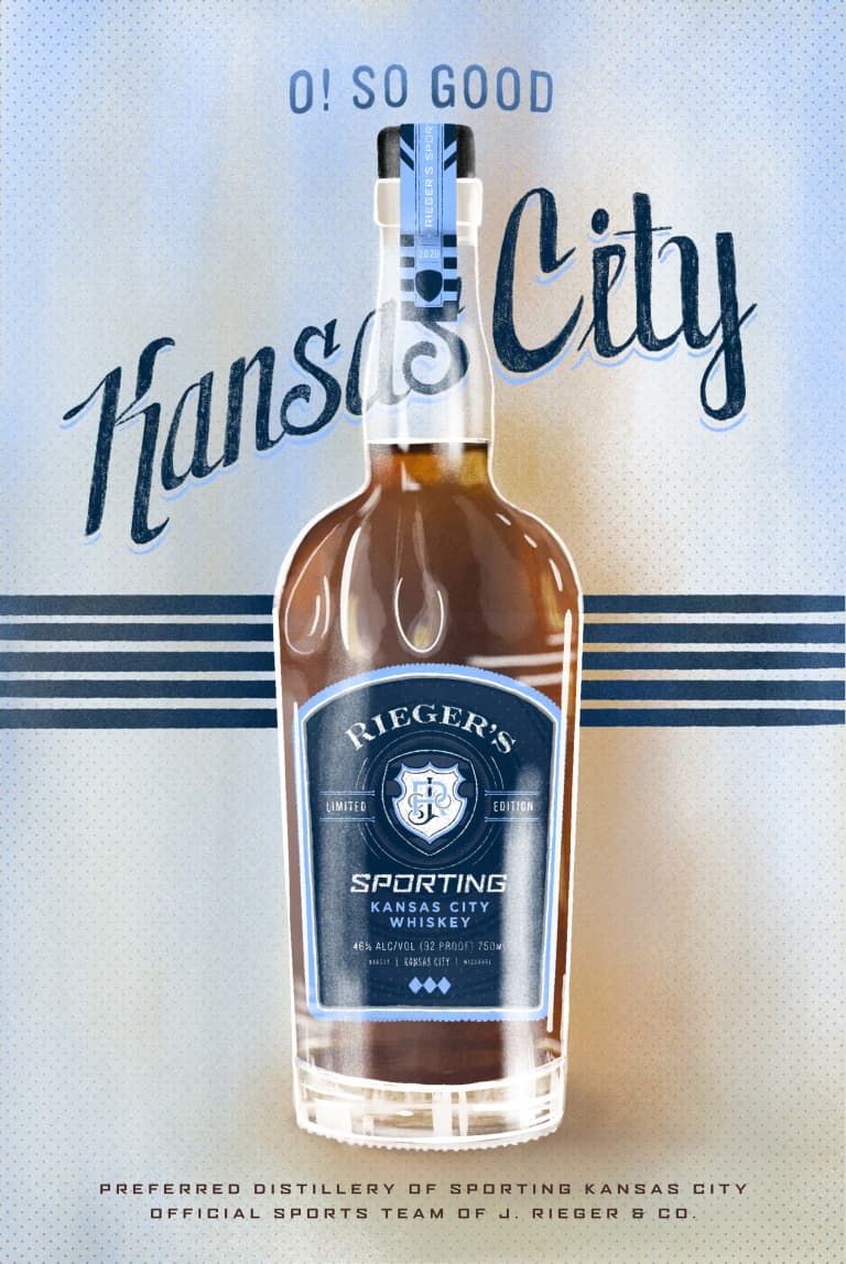 J. Rieger & Co. reveals 2020 Sporting Kansas City whiskey label -
