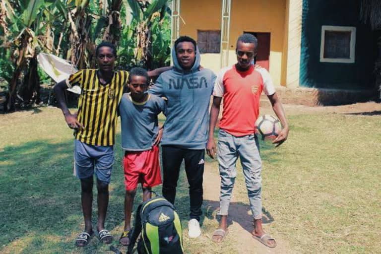 Academy standout Nati Clarke gives back to kids and families in his native Ethiopia -