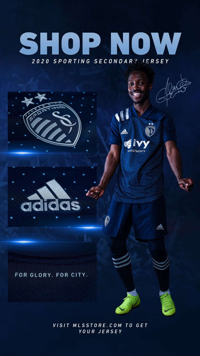 Sporting's new secondary kit now on sale at MLSstore.com -
